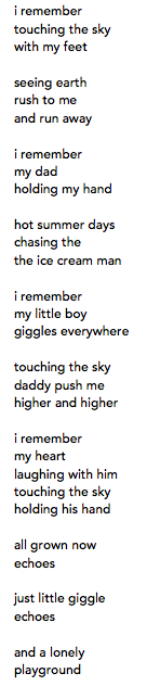 playground poem