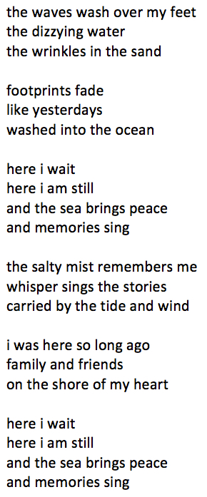 the shore of my heart